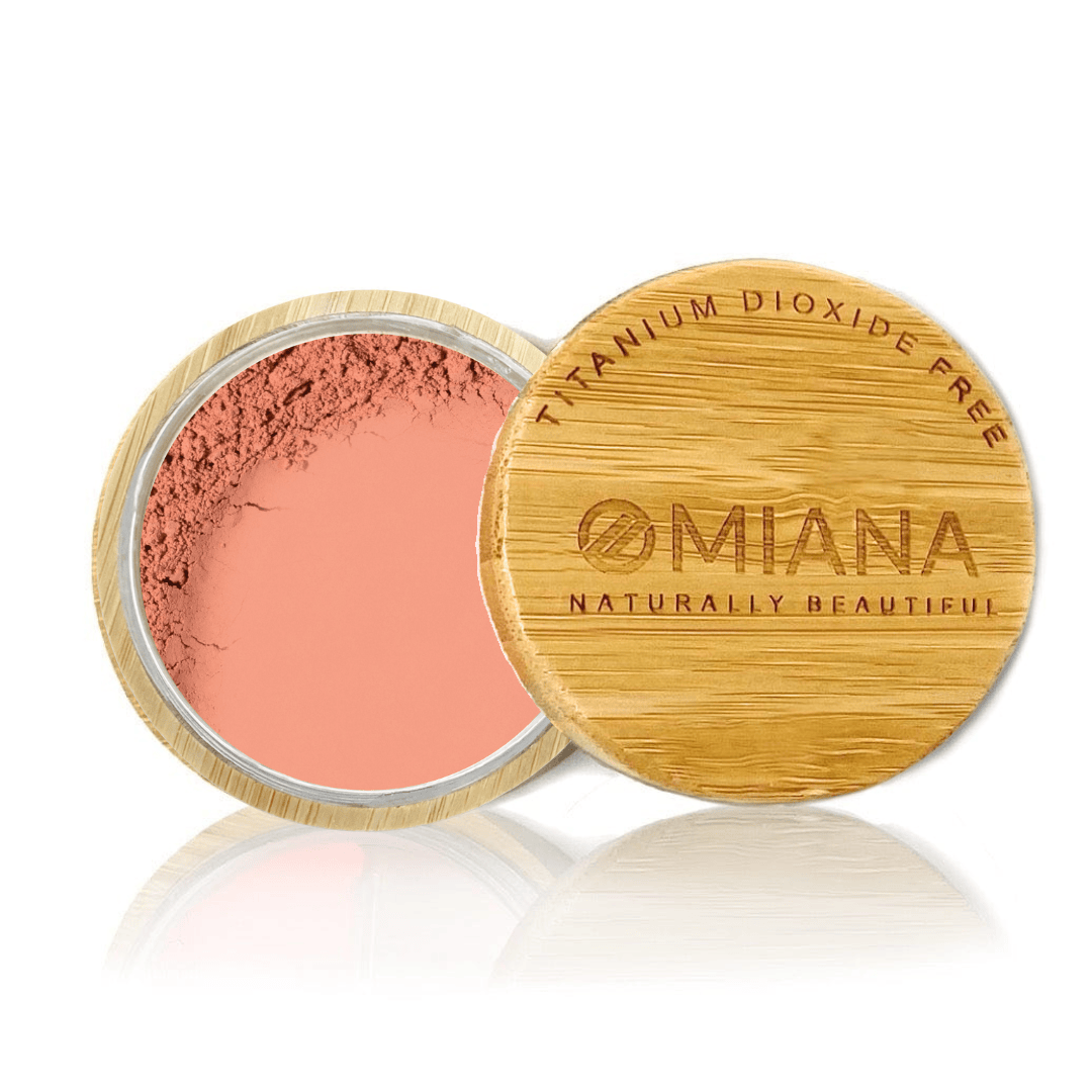 Omiana Beauty Blush Easy-Going / Original Size 6g | 0.21 oz Loose Powder Mineral Blush - Titanium Dioxide-Free, Mica-Free, & More!