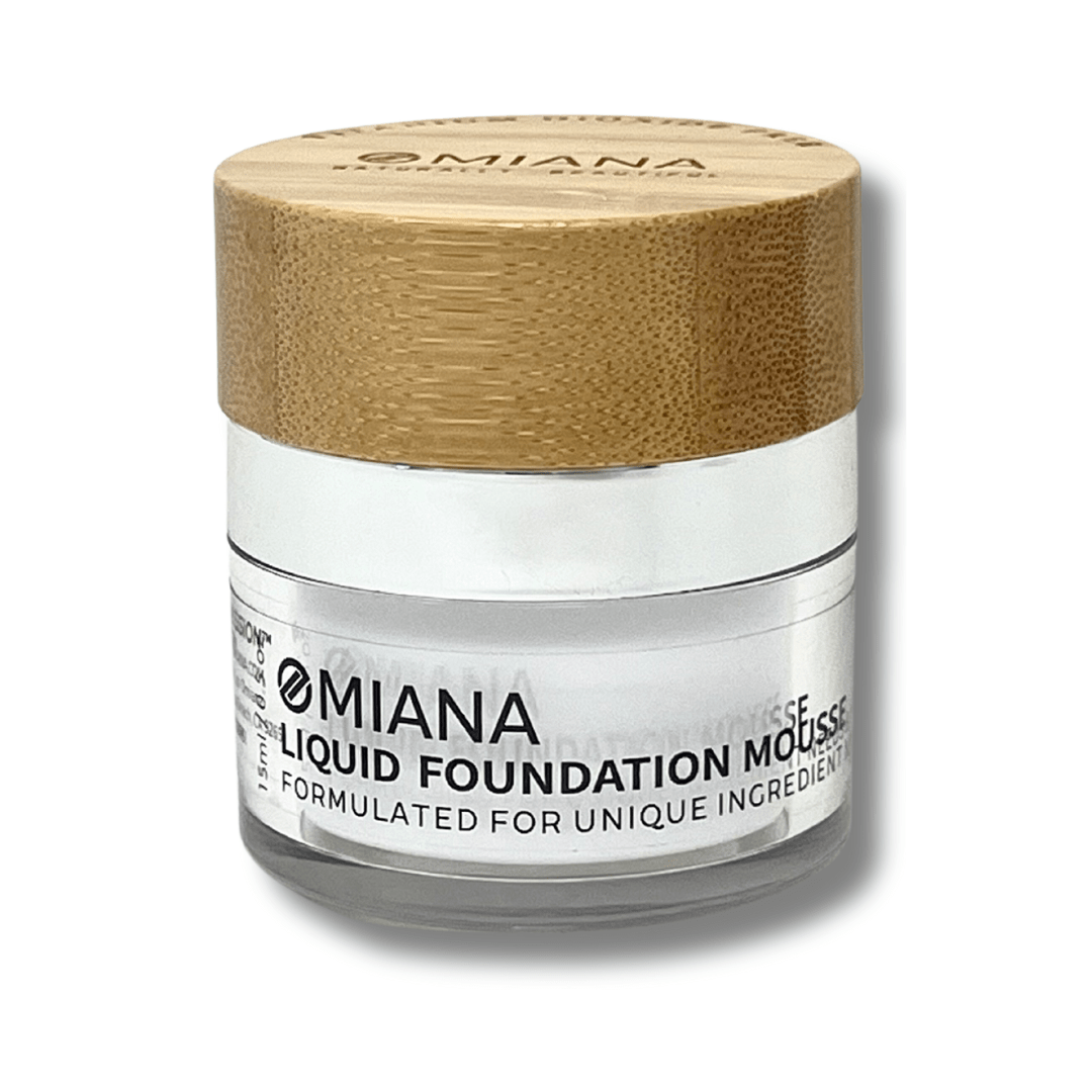 Omiana Beauty Foundation Longwear Liquid Foundation Mousse - No Mica, No Titanium Dioxide, & More!