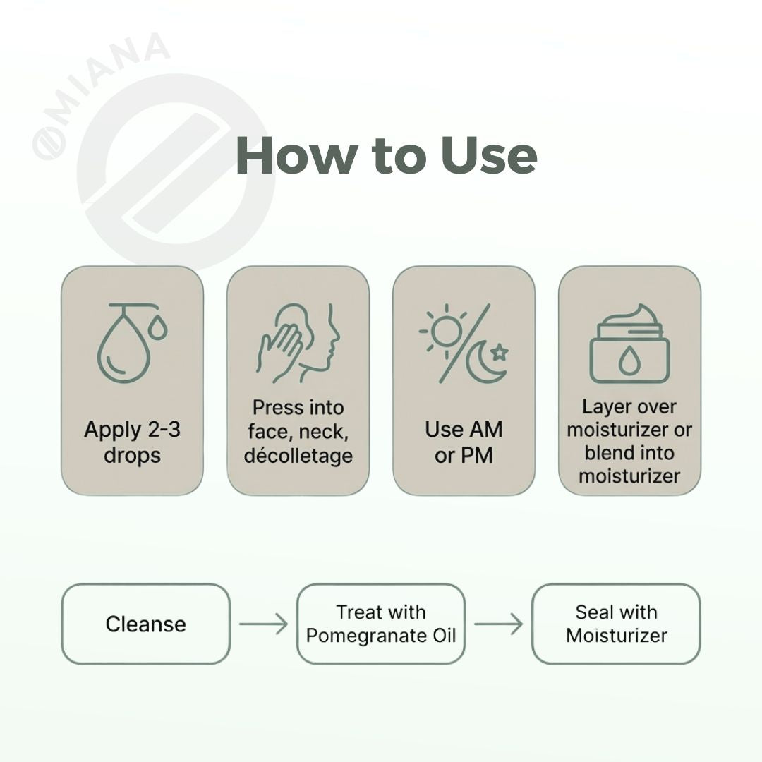 Omiana Natural Cosmetics Oil Moisture Balance Hyaluronic Serum – Lightweight, Hydrating Serum for Sensitive Skin