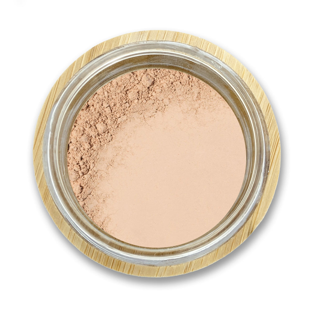 Loose Powder Mineral Foundation - Without Mica, Titanium Dioxide, & More! - Omiana Beauty