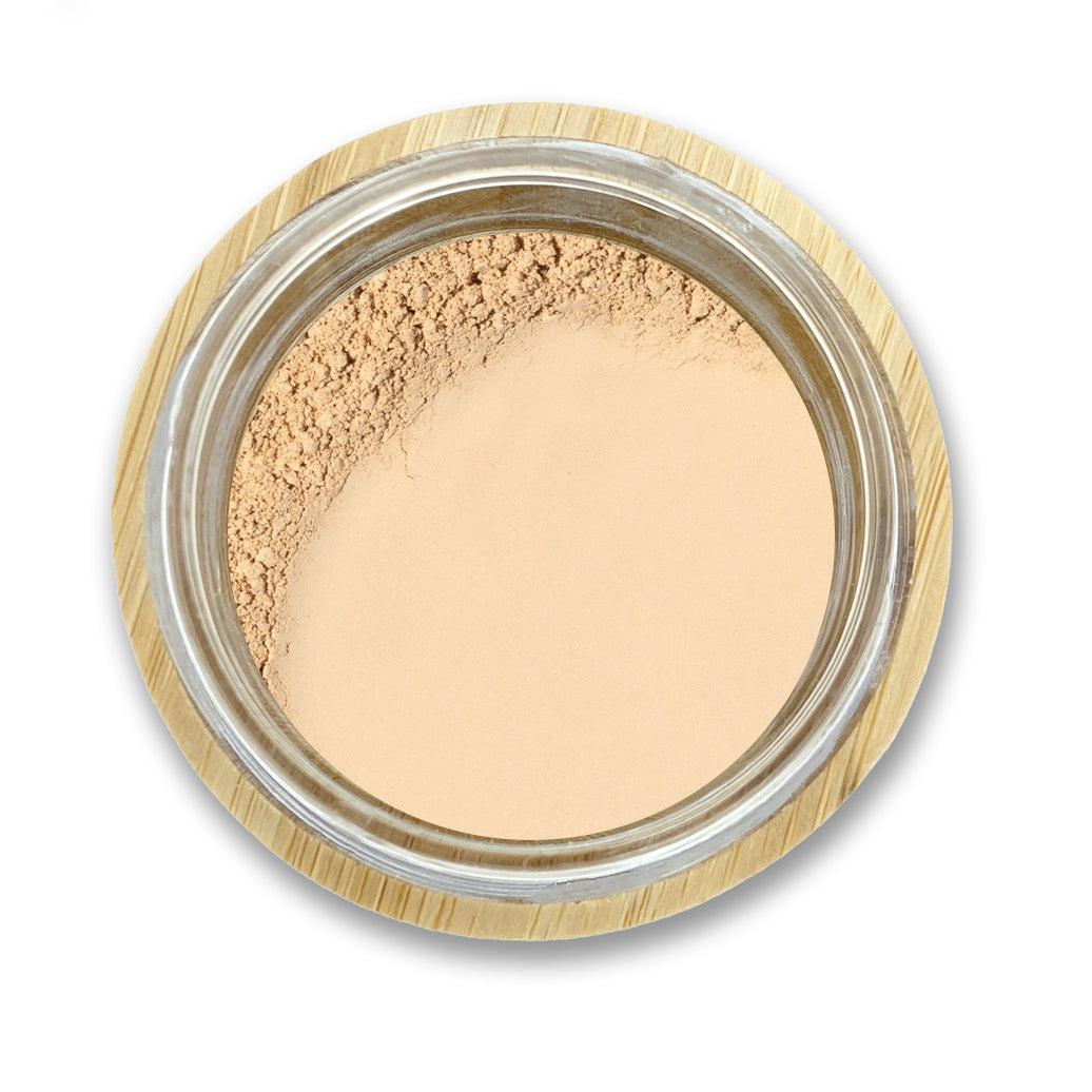 Loose Powder Mineral Foundation - Without Mica, Titanium Dioxide, & More! - Omiana Beauty